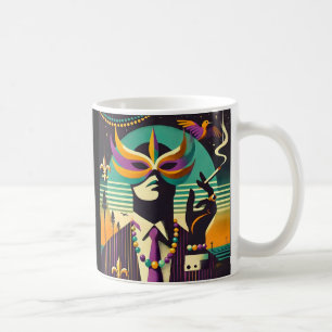 Mardi Gras der Raucher Kaffeetasse