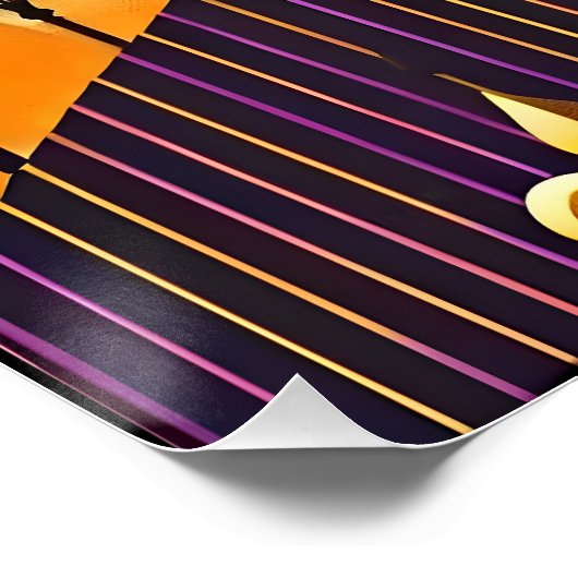 Mardi Gras der Raucher Poster (Ecke)