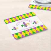 Mardi Gras! Der Untersetzer "Good Times Roll Paper (angewinkelt)