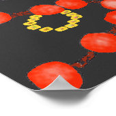 Mardi Gras Design 1 Poster (Ecke)