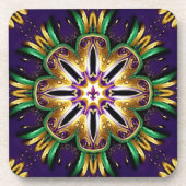 Mardi Gras Design Getränkeuntersetzer (Vorderseite)