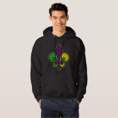 Mardi Gras Design Hoodie (Vorne ganz)