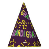 Mardi Gras Design Partyhütchen (Rechts)