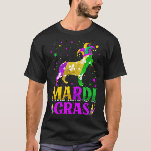 Mardi Gras Deutscher Schäferhund Liebhaber Karneva T-Shirt