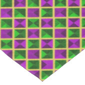Mardi Gras Diamant Tischdecke (Schrägansicht)