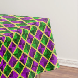 Mardi Gras Diamant Tischdecke