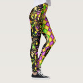 Mardi Gras Diamonds Pop Fashion Leggings (Rechts)