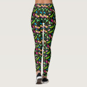 Mardi Gras Diamonds Pop Fashion Leggings (Rückseite)