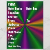 Mardi Gras Die Königin Flyer (Hinten)