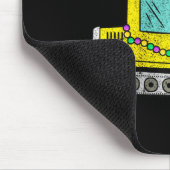 Mardi Gras Digger Crane mit Jester Hat für Kinder Mousepad (Ecke)