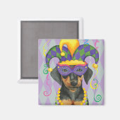 Mardi Gras Dobe Magnet (Vorderseite/Rückseite)