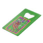 Mardi Gras Dog Geldbeutel Flaschenöffner (Vorderseite Schrägansicht)