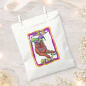 Mardi Gras Dog Geschenktütchen (Ausgeschnitten)