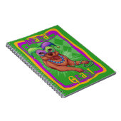 Mardi Gras Dog Notizblock (Rechte Seite)