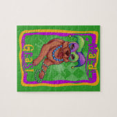 Mardi Gras Dog Puzzle (Horizontal)