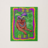 Mardi Gras Dog Puzzle (Vertikal)