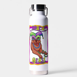 Mardi Gras Dog Trinkflasche