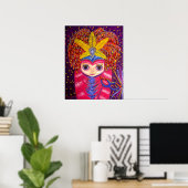 Mardi Gras Doll Poster (Heimbüro)