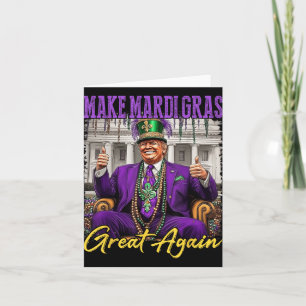 Mardi Gras Donald Trump wieder große amerikanische Karte