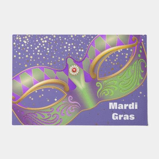 Mardi Gras Doormat Fußmatte (Vorderseite)