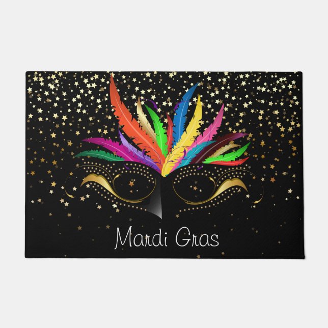Mardi Gras Doormat Fußmatte (Vorderseite)