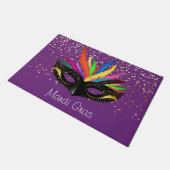 Mardi Gras Doormat Fußmatte (Schrägansicht)