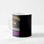 Mardi Gras Drinking Krewe Shirt Group Squad New Or Kaffeetasse (Vorderseite Links)