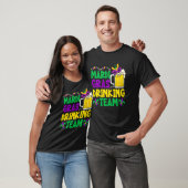 Mardi Gras Drinking Team - Funny Mardi gras T-Shirt (Unisex)