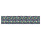 Mardi Gras Druck Kurzer Tischläufer (Horizontal)