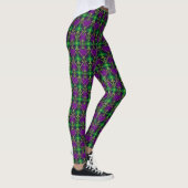 Mardi Gras Druck Leggings (Rechts)