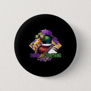 Mardi Gras Duck Mardi Gras Duck Jagd Männer Wo Button
