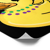 Mardi Gras Duck Poster (Ecke)