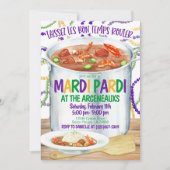 Mardi Gras Einladung (Vorderseite)