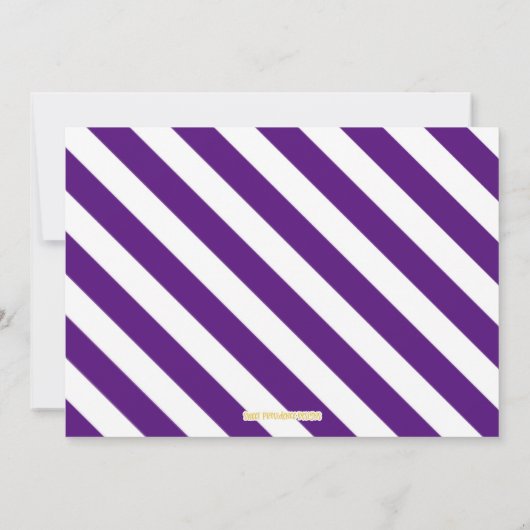 Mardi Gras Einladung (Rückseite)