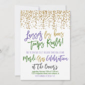 Mardi Gras Einladung (Vorderseite)