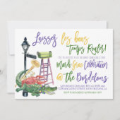 Mardi Gras Einladung (Vorderseite)