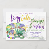 Mardi Gras Einladung (Vorderseite)