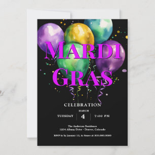 Mardi Gras Einladung