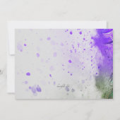 Mardi Gras Einladung (Rückseite)