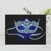 Mardi Gras Einladung - SRF (Stehend Vorderseite)