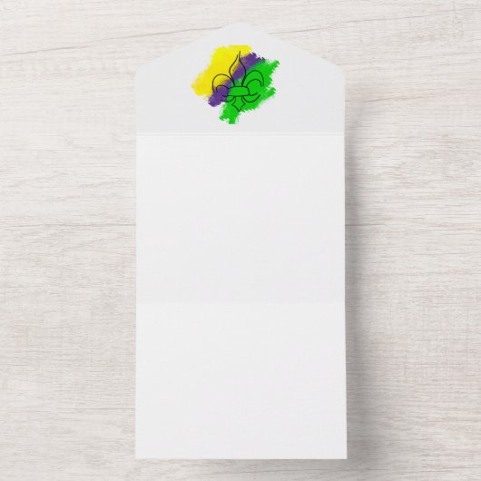 MARDI GRAS EINLADUNGEN (Innen Boden)