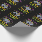 Mardi Gras Elephant Carnival Geschenkpapier (Ecke)