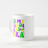 Mardi Gras Era Festival Moon and Stars Kaffeetasse (Vorderseite Links)
