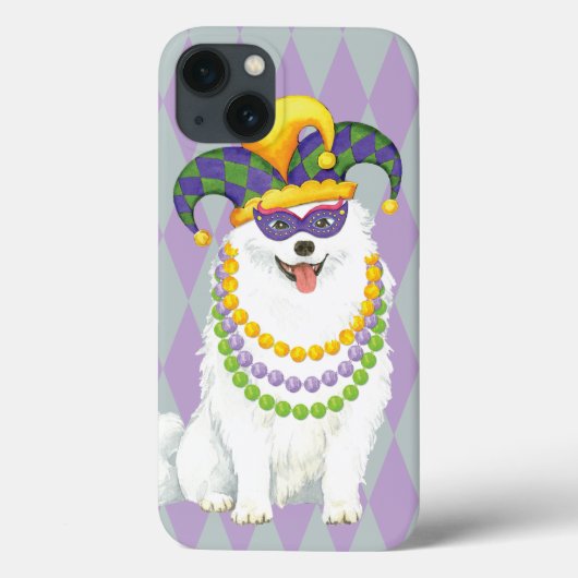 Mardi Gras Eskie Case-Mate iPhone Hülle (Rückseite)