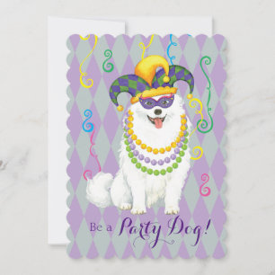 Mardi Gras Eskie Einladung