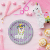 Mardi Gras Eskie Pappteller (Party)
