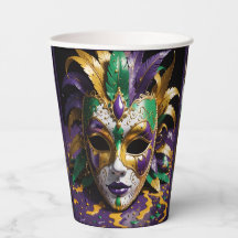 Mardi Gras Face Mask Party