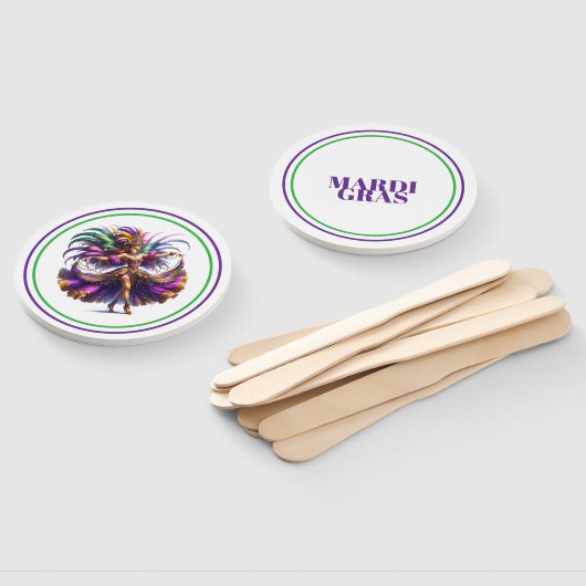 Mardi Gras Fächer (Non-assembled)