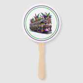 Mardi Gras Fächer (Vorderseite)