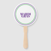 Mardi Gras Fächer (Rückseite)